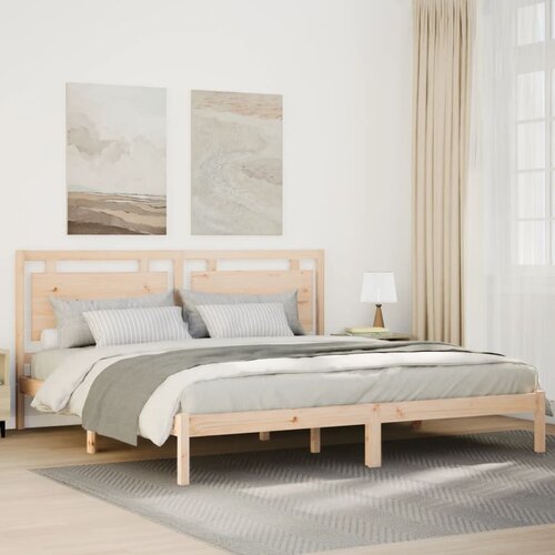  Dugi okvir kreveta bez madraca 200 x 220 cm masivno drvo Cijene