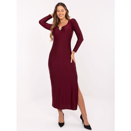 Italy Moda Dress-IT-SK-21619.97-burgundy Slike