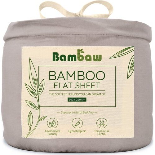 Bambaw Cozy Rjuha iz bambusa - 240 x 290 cm - Grey Slike