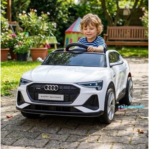 Audi E-tron Sportback na akumulator 12V - beli Slike