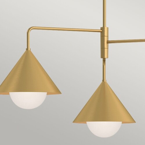  Alora Mood ALM-REMYCK3-GD - Luster na &amp;scaron;ipci REMYCK 3xE27/60W/230V zlatna Slike