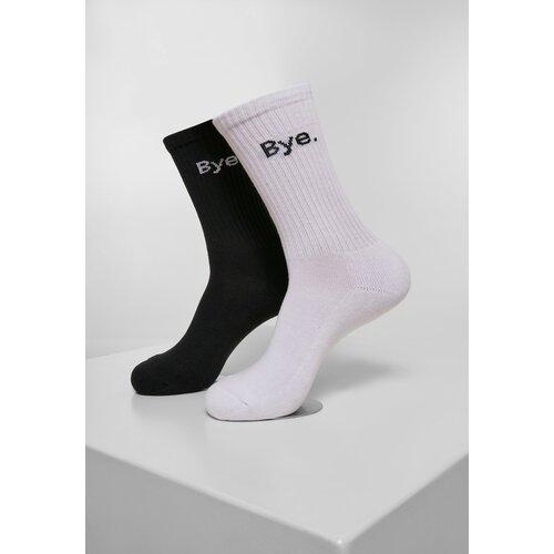 MT Accessoires HI - Bye Socks Short Pack 2-Pack Black/White Slike