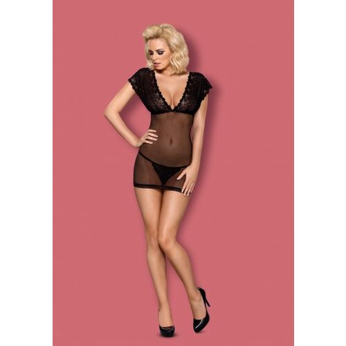 Obsessive NegliŽe 821 Black-črna-s/m Slike