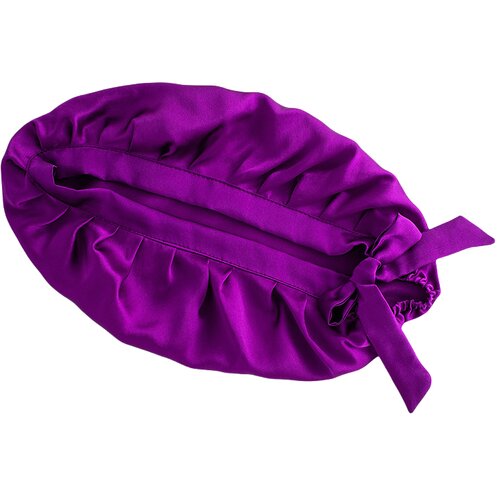 INF 16 momme mulberry silk sleep cap purple, (21538351) Cene