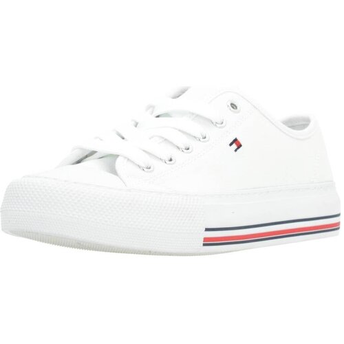 Tommy Hilfiger Nizke superge LACE UP Bela Slike