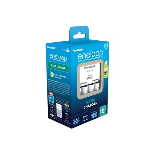 Panasonic Basic BQ-CC51 + 4x eneloop AA utični punjač nikalj-metal-hidridni micro (AAA), mignon (AA) Cijene