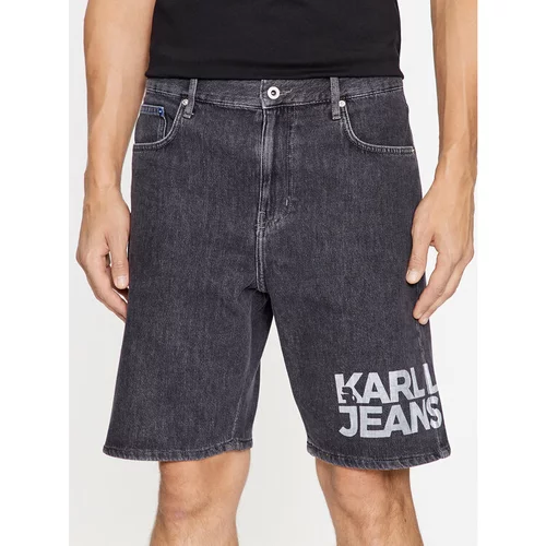 KARL LAGERFELD JEANS Jeans kratke hlače 235D1115 Siva Relaxed Fit