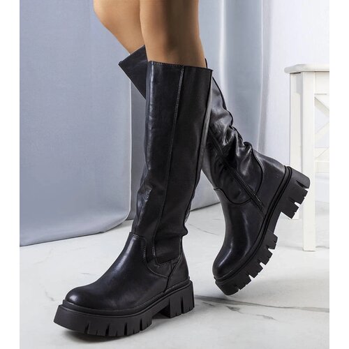 D/CEO Black insulated boots for women Inan Cene