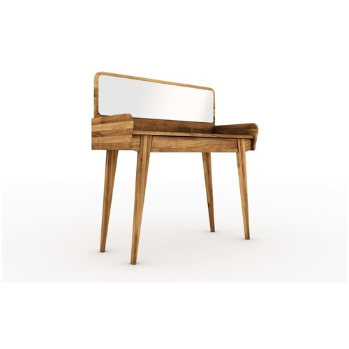 The Beds toaletni stolić od hrastovine s ogledalom 110x45 cm retro - the beds Cijene