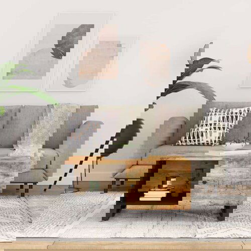  Klubska mizica 80x50x40 cm trden mangov les in inženirski les, (20712908) Cene