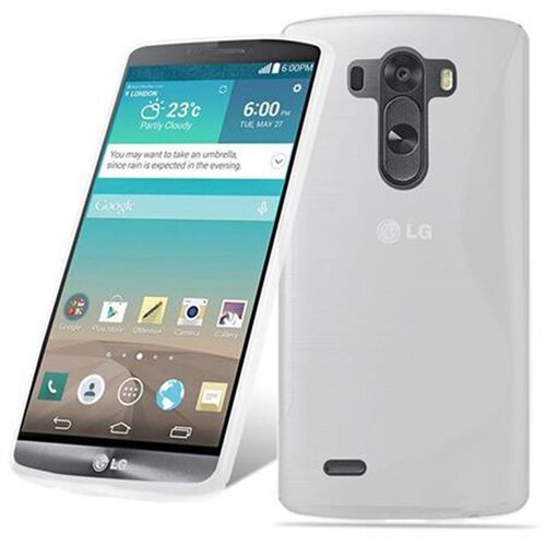 Cadorabo Case, združljiv z LG v pol prozorni - za&scaron;čitni pokrov, narejen iz fleksibilnega silikona TPU, (20586935) Cene