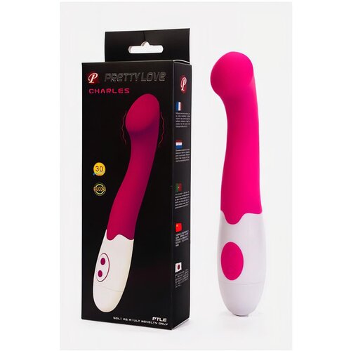 Pretty Love Charles - vodootporni vibrator za G-točku (ružičasti) Slike