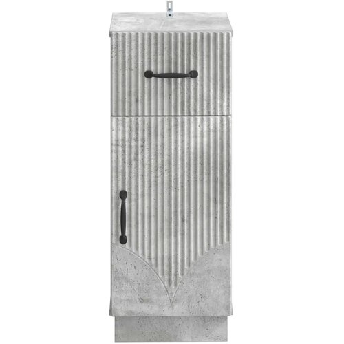  Ormarić za kupaonicu HOORN Betonska siva 30 x 31 x 77 cm - Betonska siva Slike