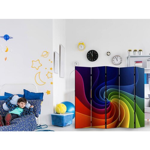 Artgeist Paravan Colorful Pinwheel I, 5-Delni, Dvostranski Slike