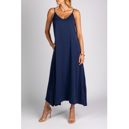 Fenzy poletna maxi obleka yasmine, temno modra Slike