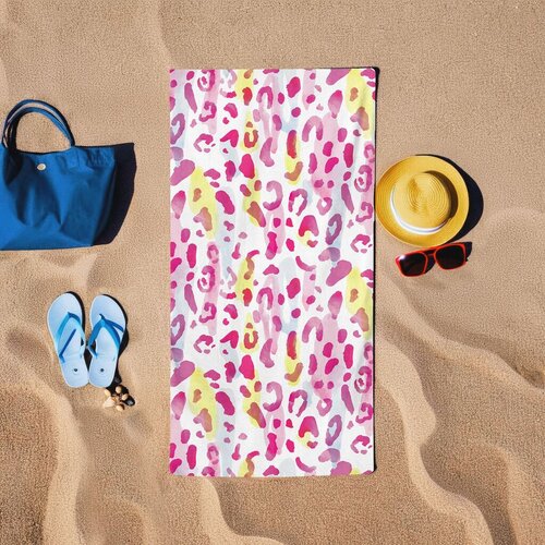 Lessentiel Maison Pe&amp;scaron;kir za plažu BT20215061, 75x150 cm, Roze Slike