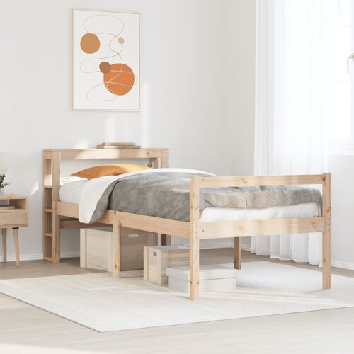 Krevet za starije s uzglavljem 90x190 cm od borovine Cene