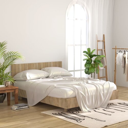  Uzglavlje za krevet boja hrasta sonome 160 x 1,5 x 80 cm drveno Slike