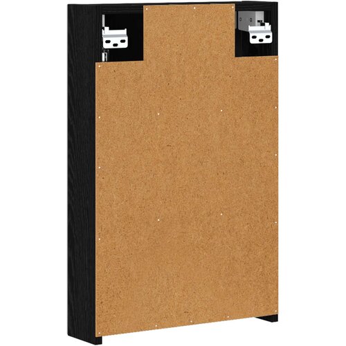  Kupaonski ormar s ogledalom Crni hrast 40 x 10,5 x 60,5 cm Slike