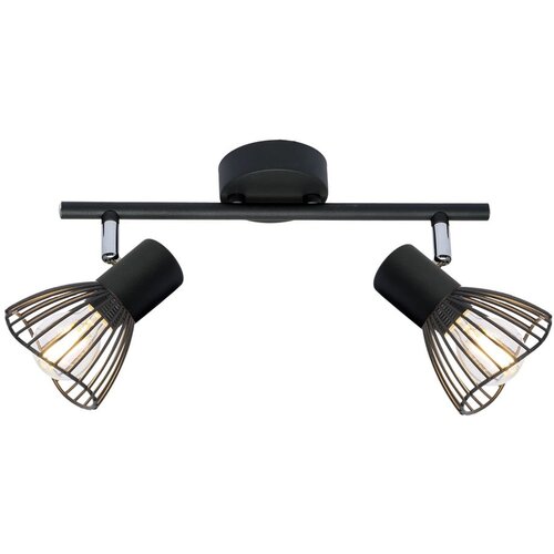 Candellux Lighting Fly Plafonska Lampa Crna 2 2x40W E14 Cene