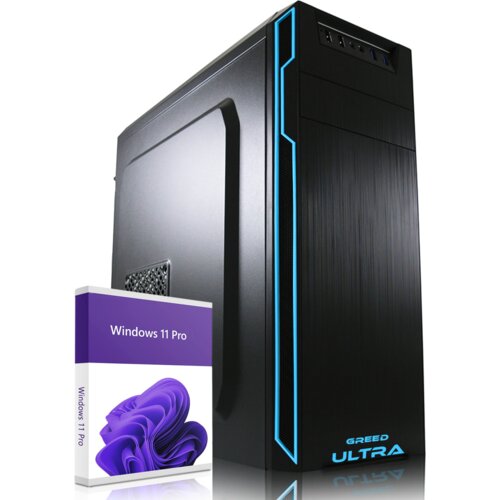 GREED Ultra PC - namizni / pisarni&scaron;ki računalnik - Intel Core i7 4790 - 4,0 GHZ - 32GB RAM - 1TB SSD + 1TB HDD - DVD+RW - USB 3.0 - WLAN - Win11 Pro, (21914934) Cene