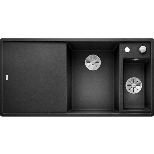Blanco sudoper AXIA III 6 S InFino SILGRANIT ANTRACIT, daska drvo, BAZEN DESNO, s dalj. upr. Slike