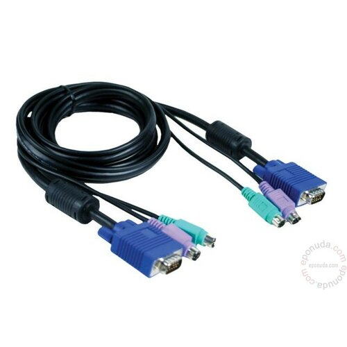 D-link DKVM-CB PS/2 + VGA D-sub kabl za KVM switch adapter Slike