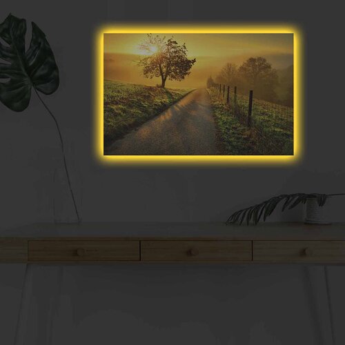 Wallity Slika sa LED osvetljenjem 4570DHDACT-005, 45x70 cm Cene
