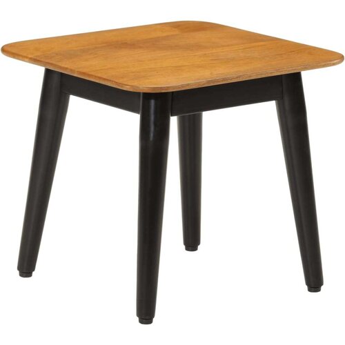  Klubska mizica 45x45x40 cm trden mangov les in železo Slike