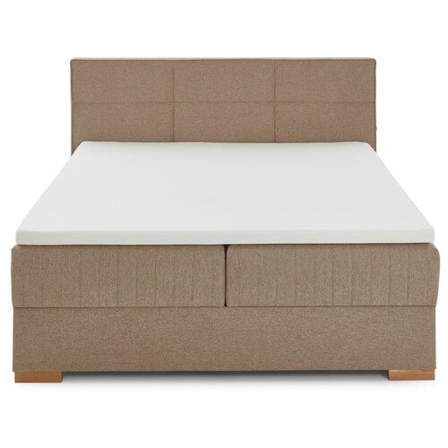 Meise M&amp;ouml;bel Bež boxspring krevet s prostorom za pohranu 160x200 cm Tambo &amp;ndash; Slike