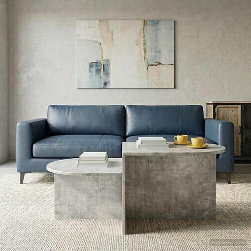  Kava Stol Betonska siva 100 x 50 x 40 cm Konstruirano drvo Cene
