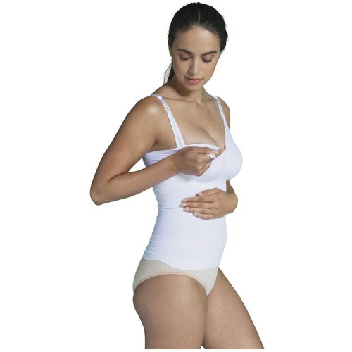 Carriwell spodnja majica 1502S white Slike