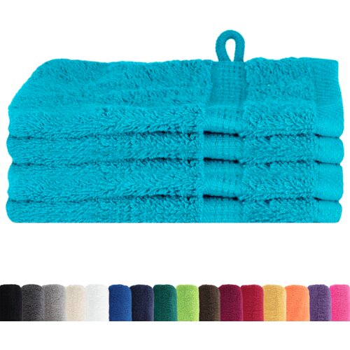 vidaXL Krpice 4 pcs Tirkizna 15 x 21 cm Pamuk Cene