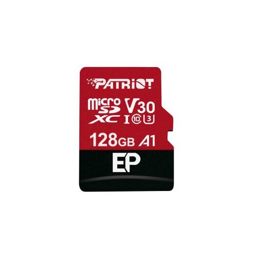  MICRO SD PATRIOT 128GB V30,PEF128GEP31MCX 4K Video Recording Read speed up to 100MB/s | write speed up to 80MB/s Cijene