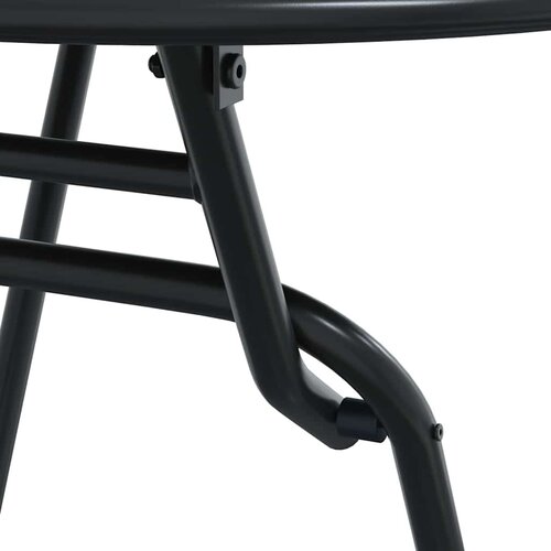 Bistro set za vrt 3 pcs Antracit Čelik Slike