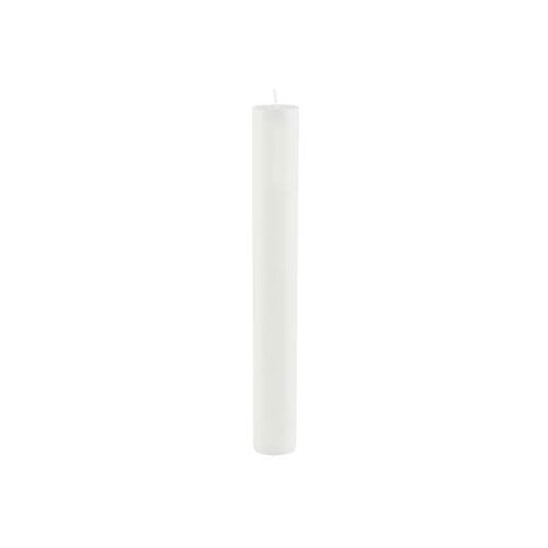 Ego Dekor Bela dolga sveča Cylinder Pure, čas gorenja 30 h Cene