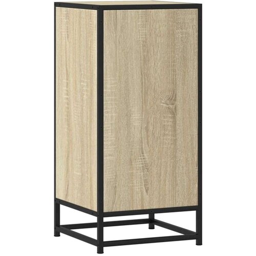 VidaXL Komoda boja hrasta 35,5 x 35 x 76 cm konstruirano drvo i metal Slike