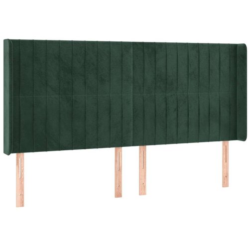  Krevet box spring s madracem LED tamnozeleni 200x200 cm bar&amp;scaron;un Slike
