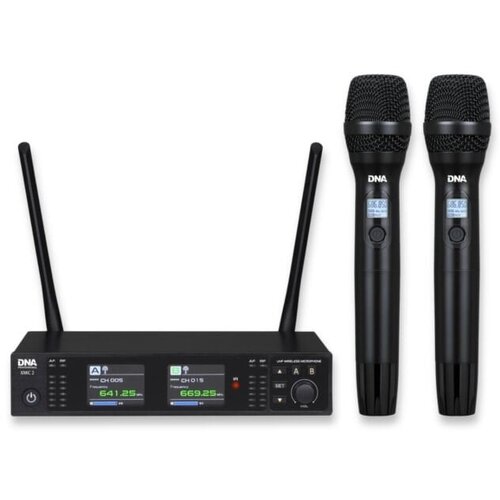 DNA PROFESSIONAL XMIC 2 - Wireless dual set: 2 x handheld microphones + receiver (518&amp;ndash;542 MHz) Slike