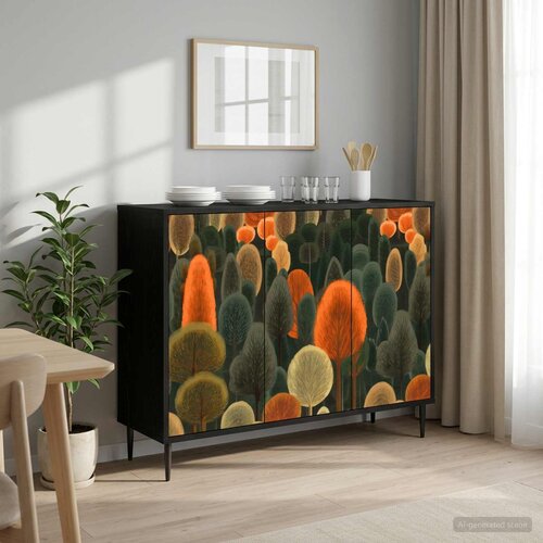  Kreveta ZAANDAM Crni hrast 102 x 33 x 76 cm Konstruirano drvo Cijene