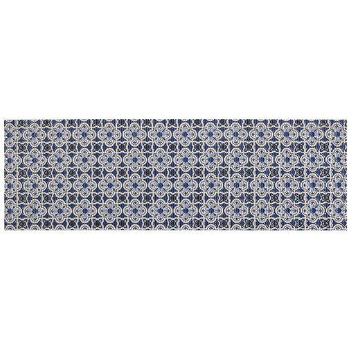 Wenko Bijelo-plava plastična kupaonska prostirka 65x200 cm Murcia - Cijene