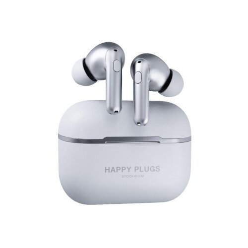 Happy Plugs air 1 zen silver tws srebrne bežične bubice Slike