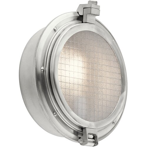 Elstead Lighting Elstead Clearpoint Zunanja stenska svetilka z 1 lučjo, bru&scaron;en aluminij, IP44, E27, (22100138) Cene