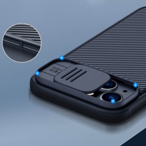 Nillkin maska camshield pro za iphone 14 plavi Cene