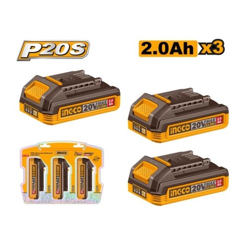 Ingco neto a cosli240311e set baterija 3x2ah super ( COSLI240311E ) Cene