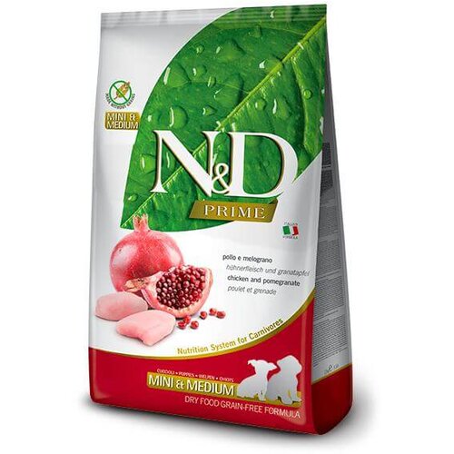N&amp;amp;D PRIME Puppy Mini &amp;amp; Medium Chicken and Pomegranate 7kg Slike