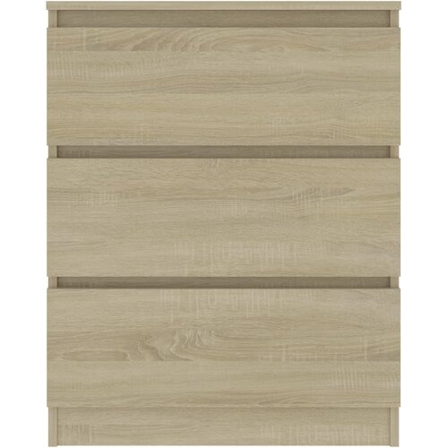  Komoda boja hrasta sonome 60 x 35 x 76 cm od konstruiranog drva Slike