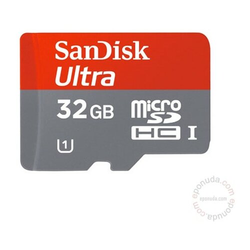 Sandisk Ultra microSD 32GB UHS-I Android SDSDQUA-032G memorijska kartica Slike