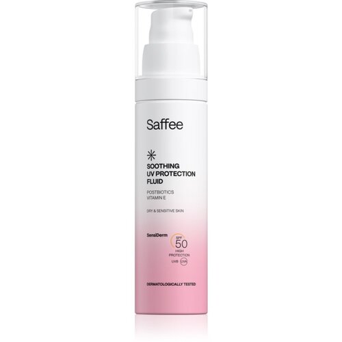 Saffee SensiDerm Soothing UV Protection Fluid za&amp;scaron;titni fluid za suho i osjetljivo lice SPF 50 50 ml Slike
