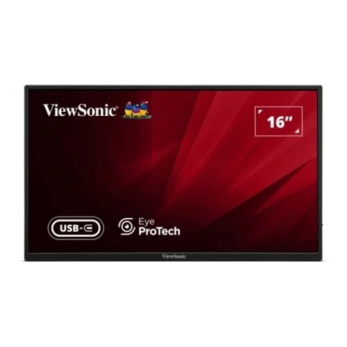 Viewsonic MONITOR VIEWSONIC VA1650 DE 16 POLEGADAS PARA COMPUTADOR/LAPTOP FHD HDMI USB-C COM SOM POTENTE, (5000260804) Cene